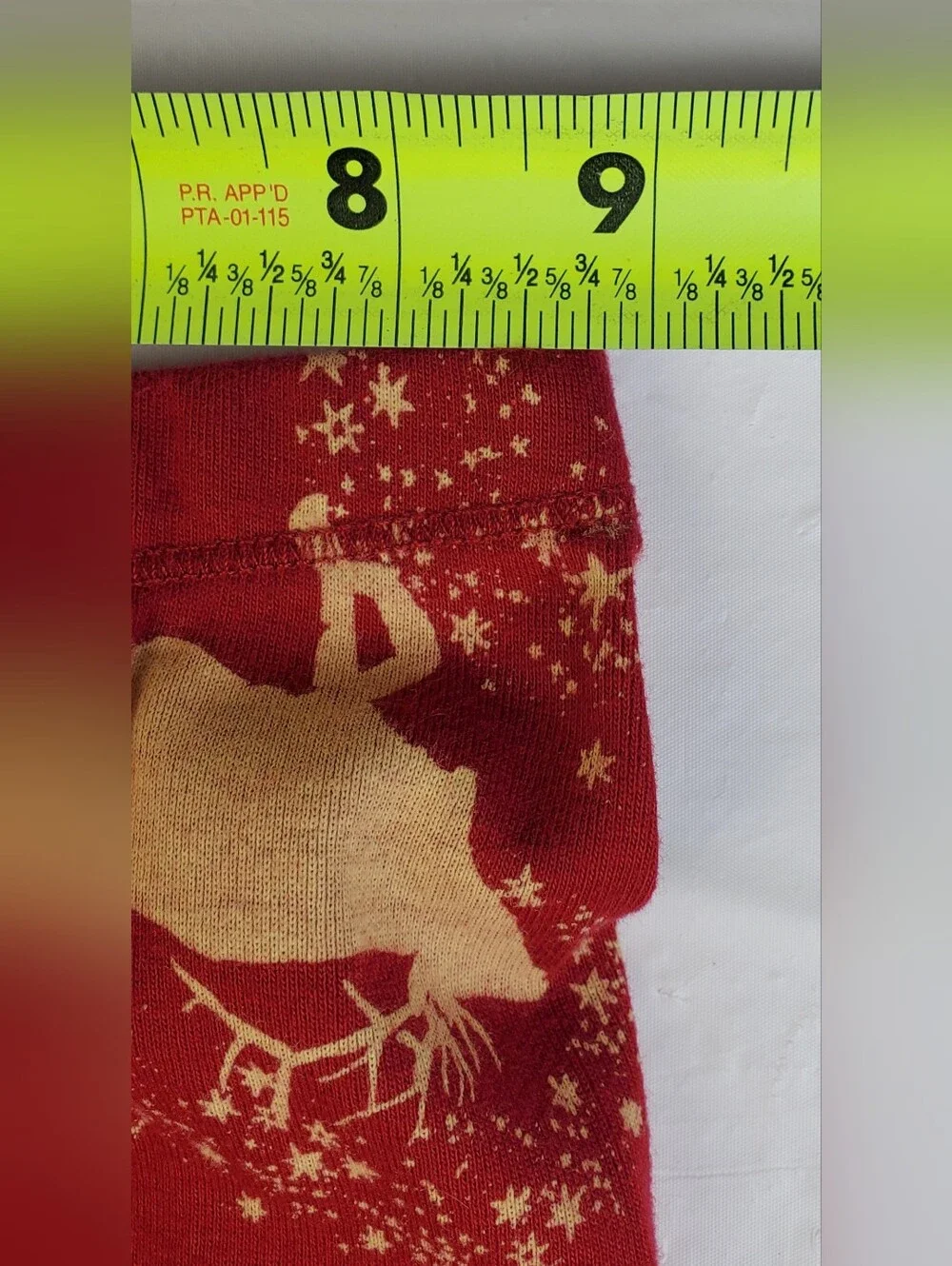 Burts Bees Kids Christmas Holiday Reindeer Pajamas 2-Piece - Size 5T - GUC